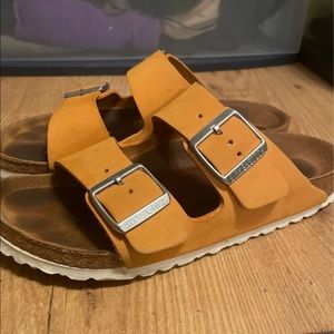 Birkenstock Arizona Mustard Slide